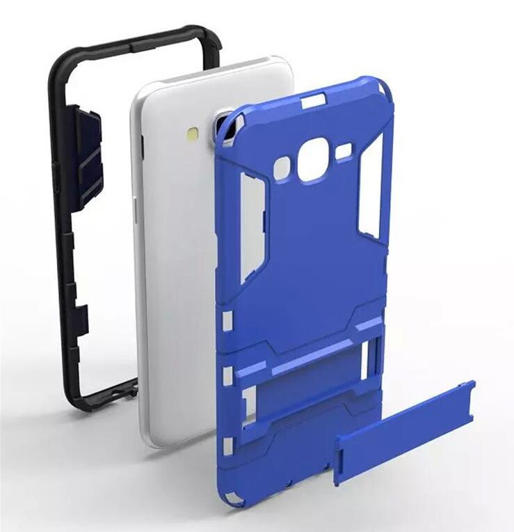 Galaxy J5 Case Heavy Duty Hybrid Kickstand Case