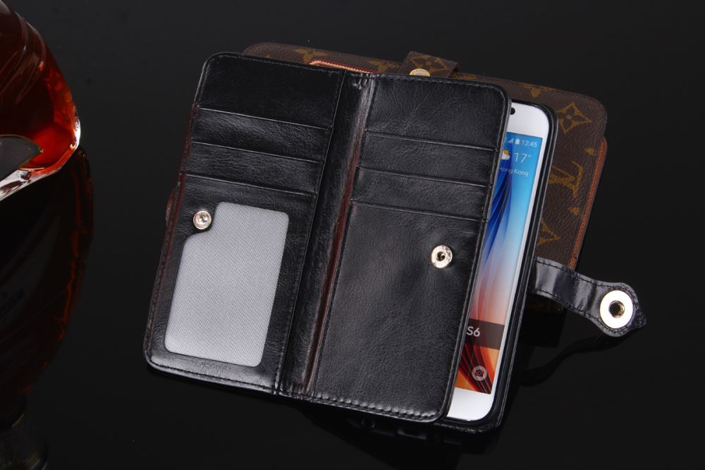 Galaxy J7 Prime double wallet leather case