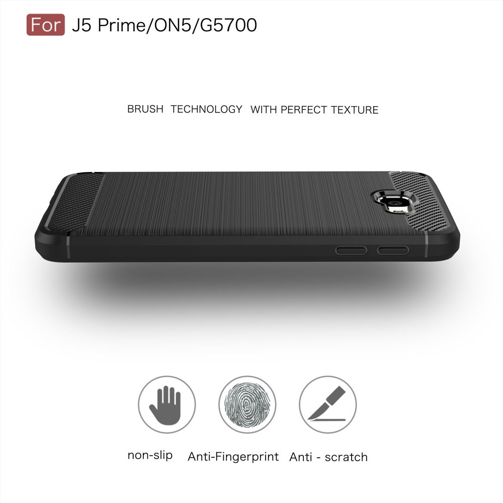 Galaxy J5 Prime case impact proof rugged case with carbon fiber