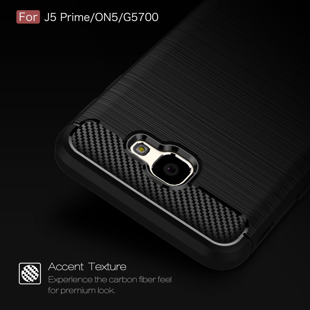 Galaxy J5 Prime case impact proof rugged case with carbon fiber