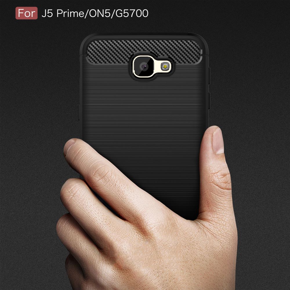 Galaxy J5 Prime case impact proof rugged case with carbon fiber