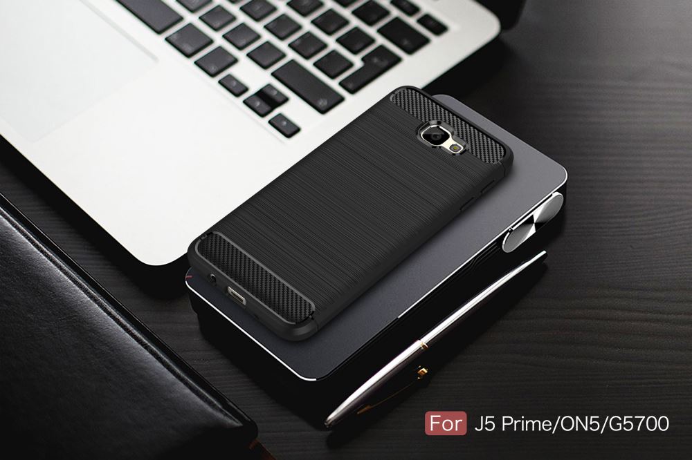 Galaxy J5 Prime case impact proof rugged case with carbon fiber