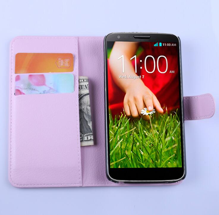 LG G2 Wallet leather cover case + combo