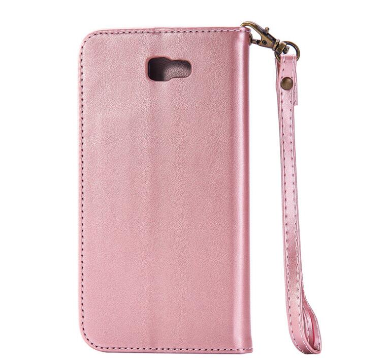 Galaxy J5 prime Premium Leather Embossing wallet Folio case