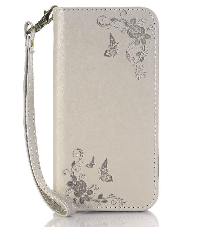 iPhone 5c Premium Embossing wallet leather case