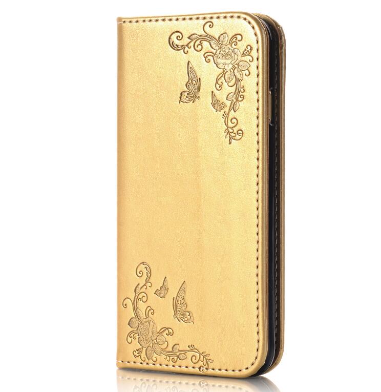 iPhone 5c Premium Embossing wallet leather case