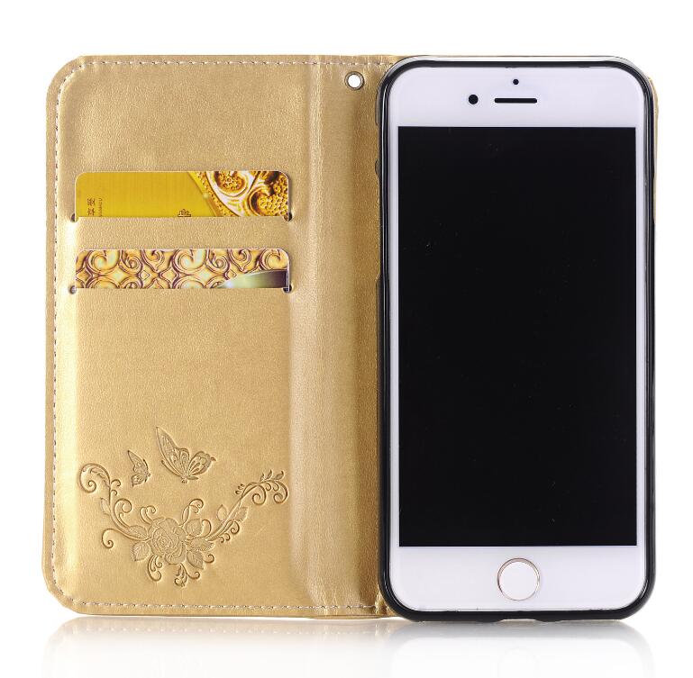 iPhone 5c Premium Embossing wallet leather case