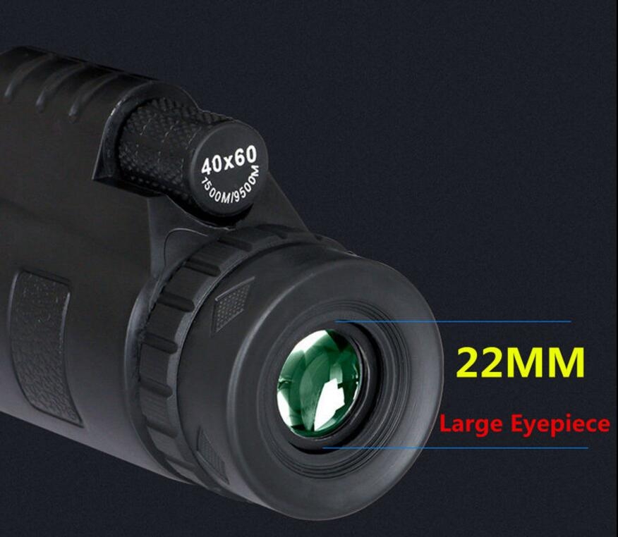 Monocular Telescope Travel HD Dual Focus Optical Prism 40X60 3st