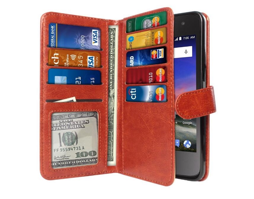 LG G5 Double Wallet leather case 9 Card Slots