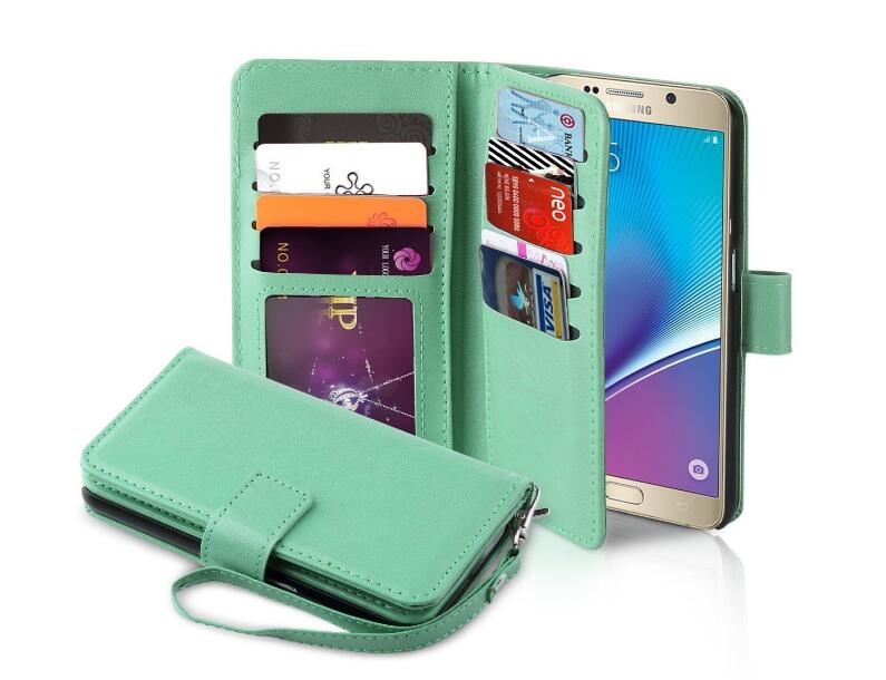 LG G5 Double Wallet leather case 9 Card Slots