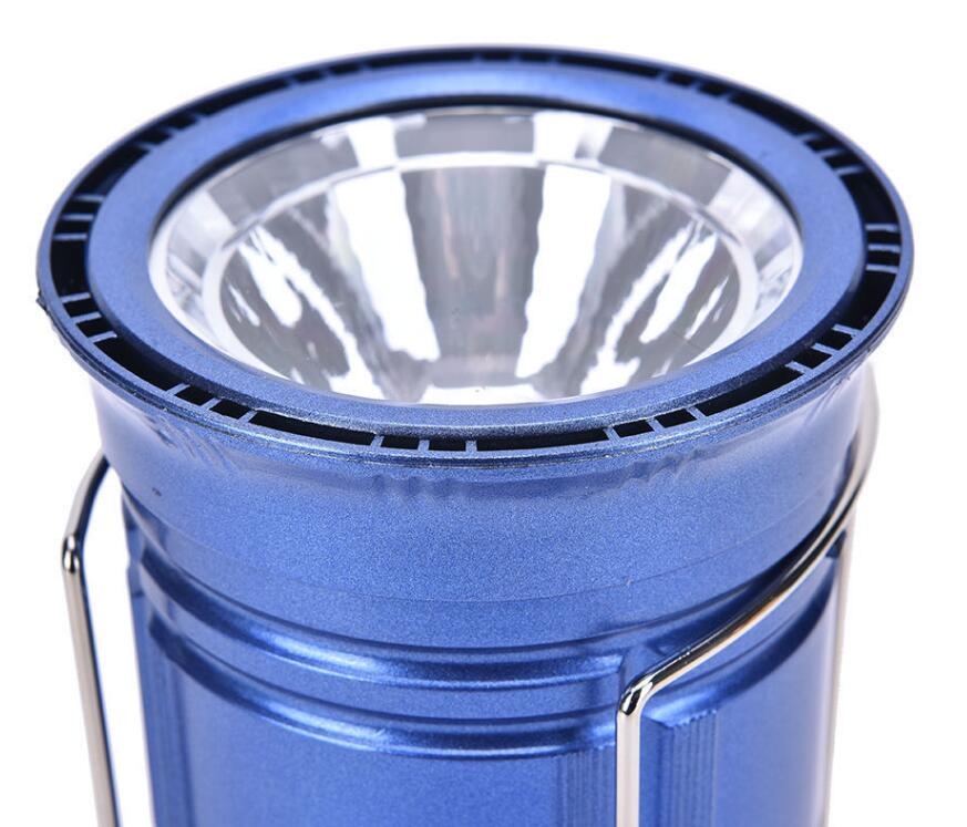 LED USB Solar Rechargeable Lantern Outdoor Camping Hiking Lamp Light