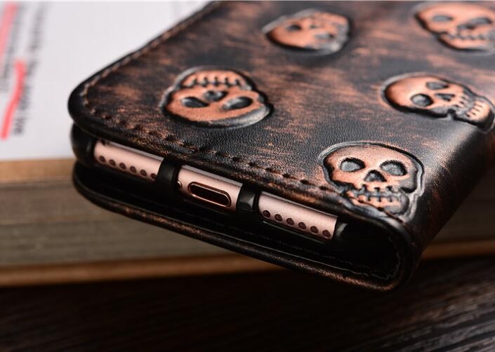 Spark Pro Leather Wallet Case Cover