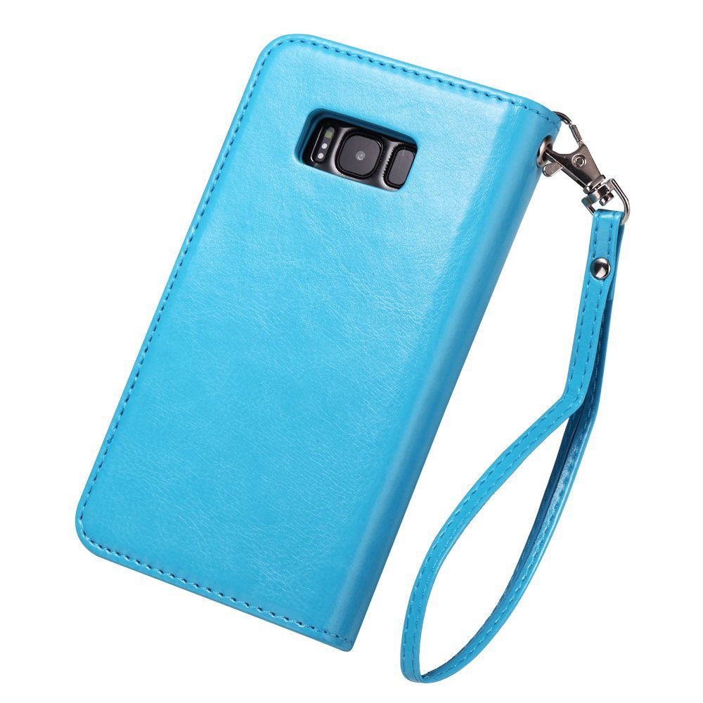 Galaxy S8 PLUS Case double wallet detachable case