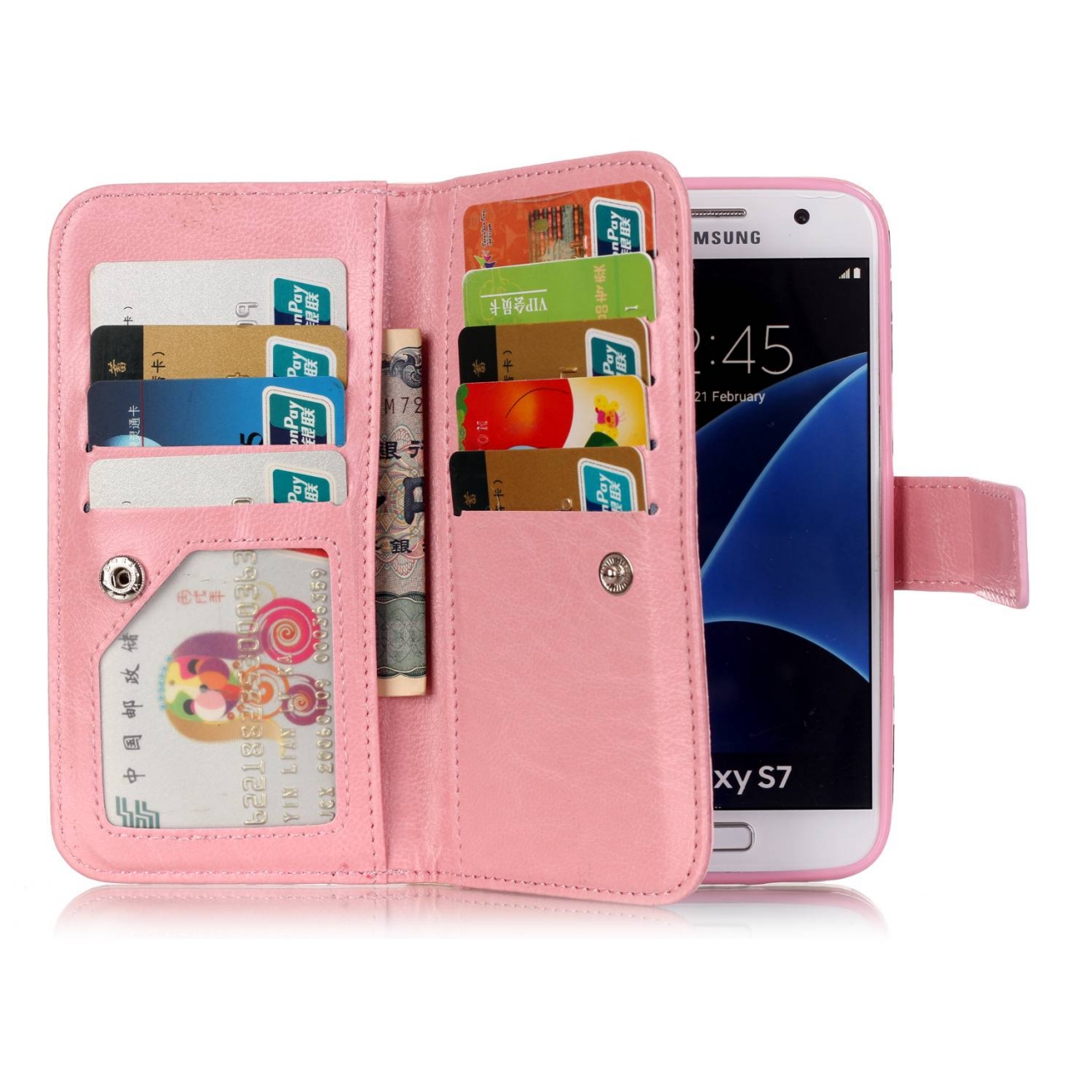 J5 PRO 2017 Case Multifunction wallet leather case