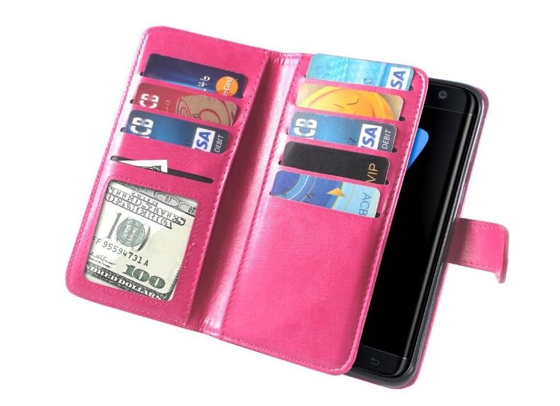 Vodafone N8 Case Double Wallet leather case 9 Card Slots