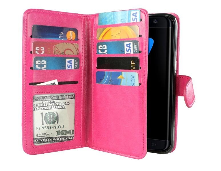 Vodafone N8 Case Double Wallet leather case 9 Card Slots