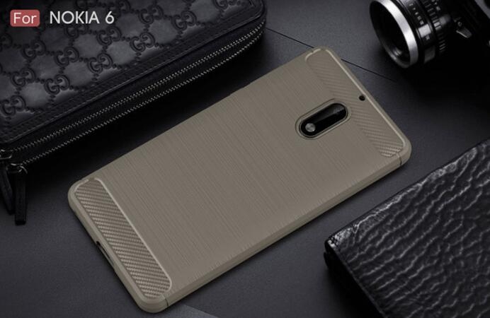 Nokia 6 case impact proof rugged case with carbon fiber