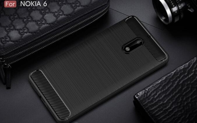 Nokia 6 case impact proof rugged case with carbon fiber