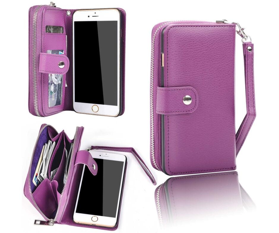 Sony Xperia Xa1 Full Wallet Leather Case - Purple