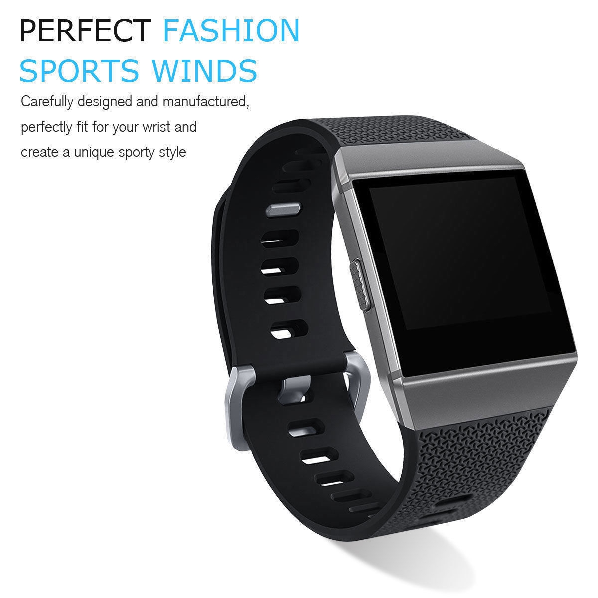 Fitbit Ionic Silicone Band Replacement compatible