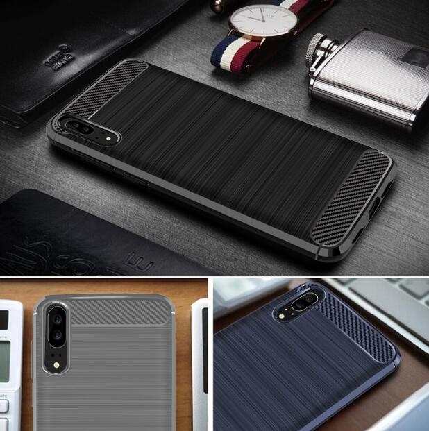 HUAWEI P20 case impact proof rugged case with carbon fiber