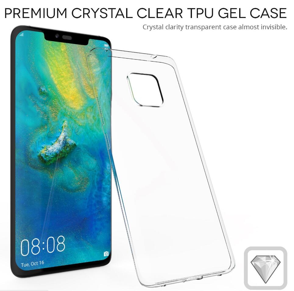 Huawei Mate 20 Case Clear Gel Ultra Thin soft tpu case