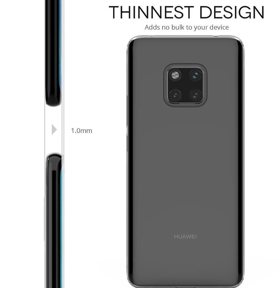 Huawei Mate 20 Case Clear Gel Ultra Thin soft tpu case