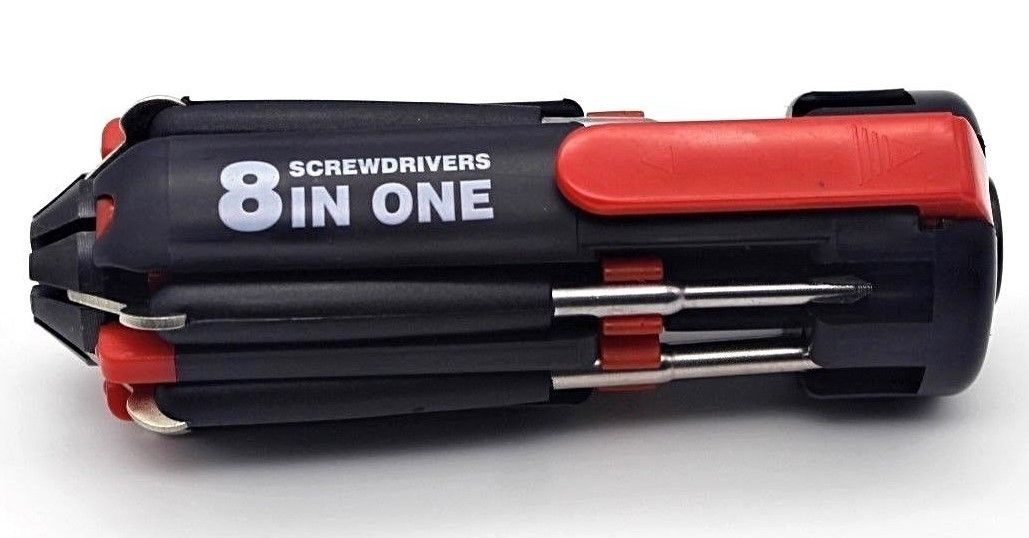 Screwdriver Tools 8 in 1 Set With LED