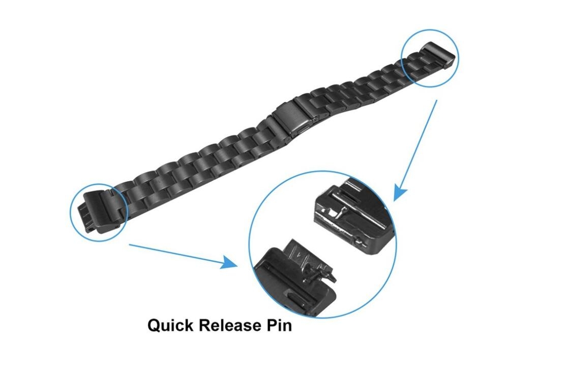 Fitbit Inspire Strap -- Stainless