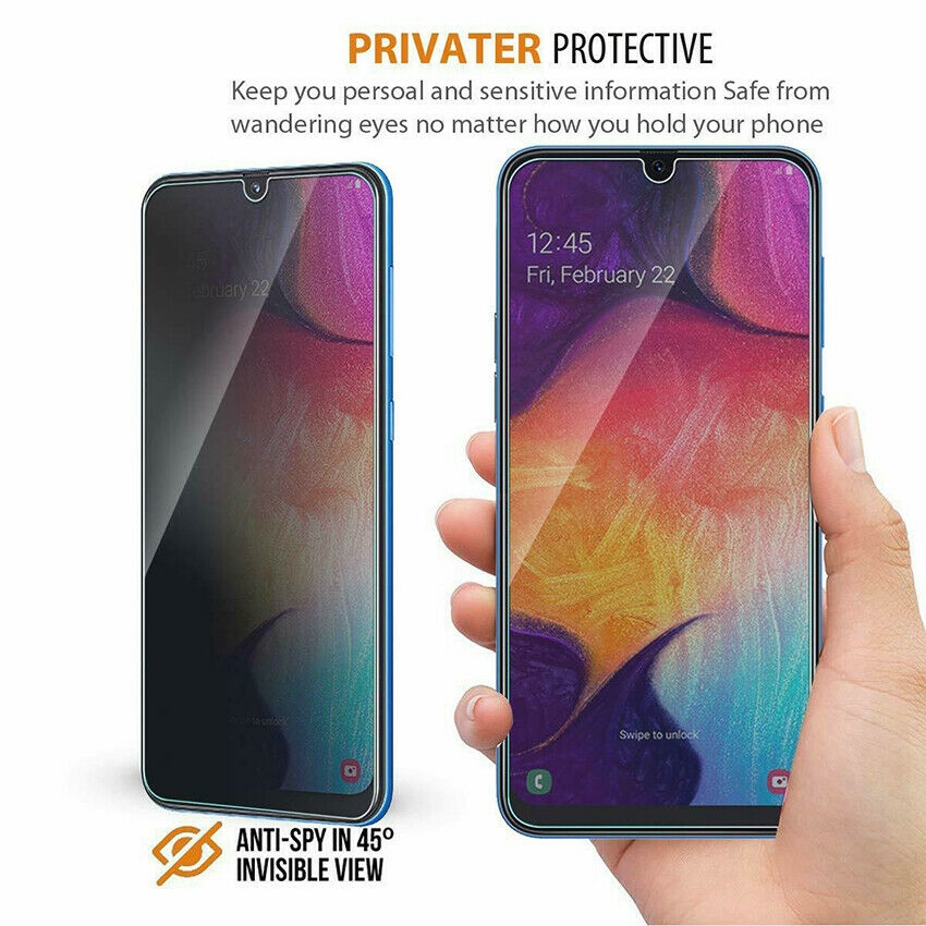 Samsung Galaxy A30 Glass Screen Protector Privacy Anti-Spy