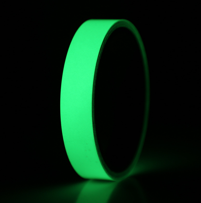 Luminous Fluorescent Tape Night Self-adhesive Safety Tape 1cm x 3m