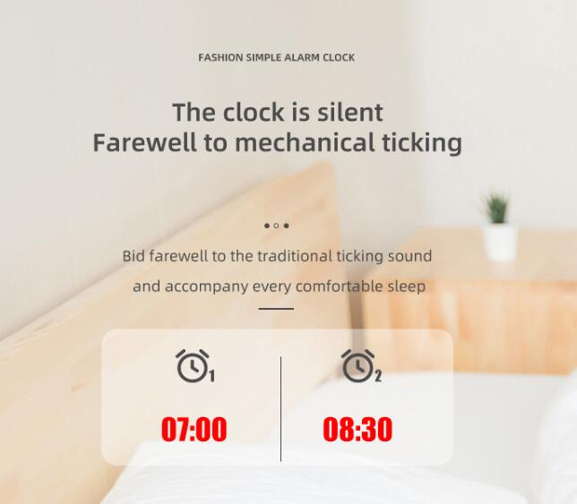 Smart LED Clock Digital Alarm Clocks