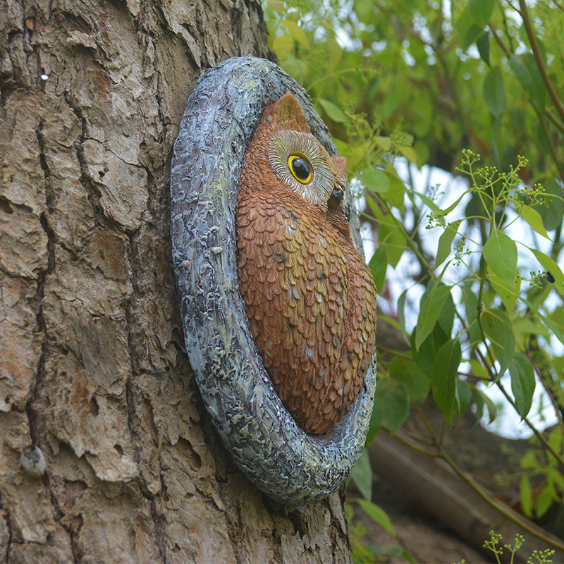 Owl Hanging Board Resin Ornaments