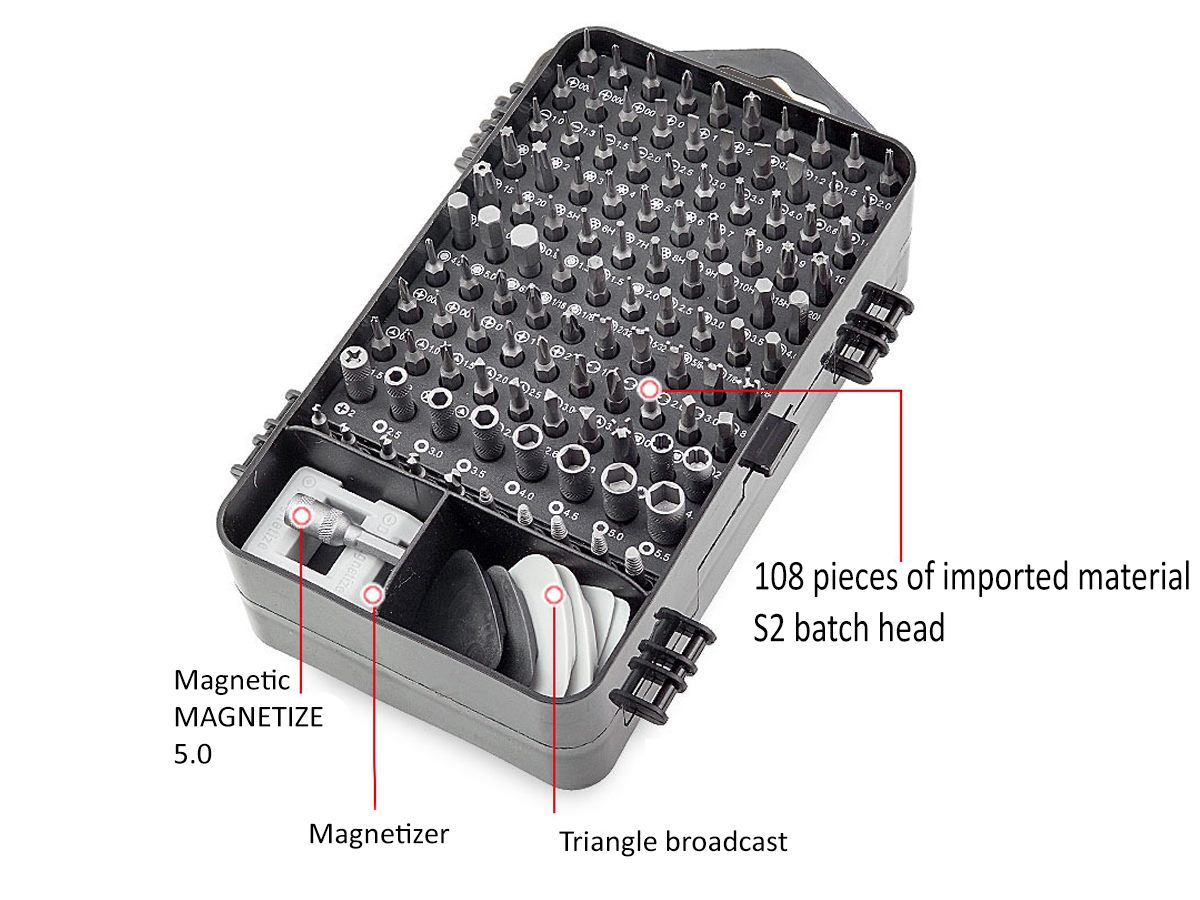 138Pcs Screw Driver Set