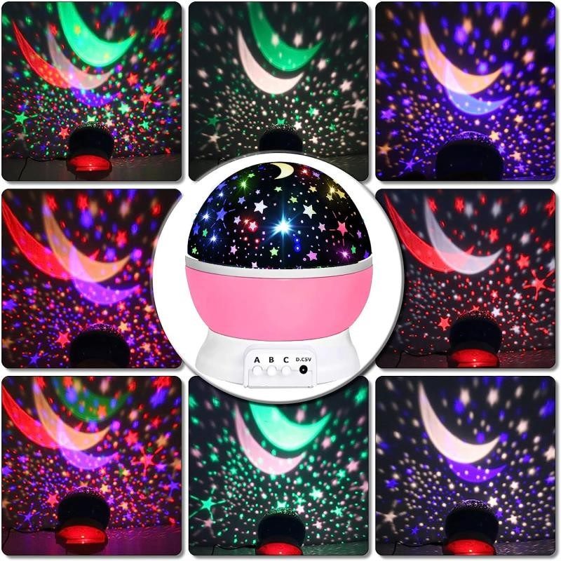 Star Night Light Projector Kids Night Light 360 Degree Rotation