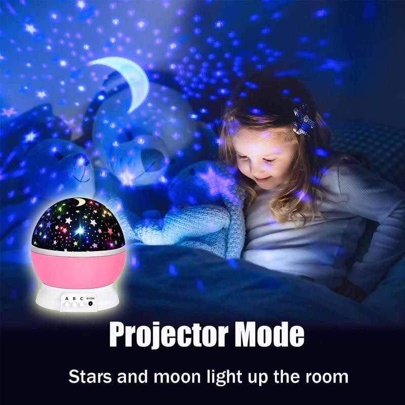 Star Night Light Projector Kids Night Light 360 Degree Rotation