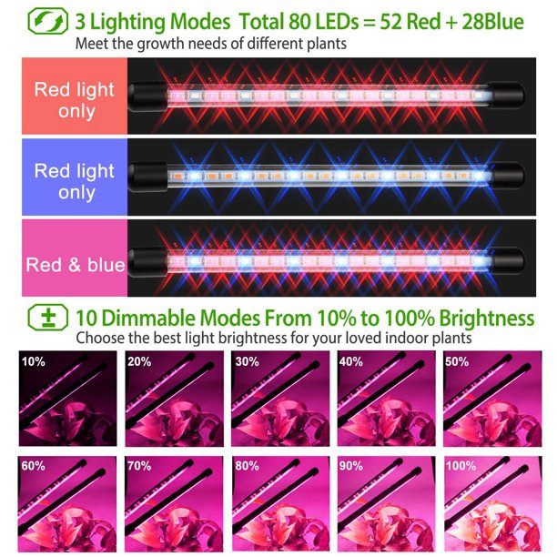 LED Grow Light seed Grow Lights for Indoor Plants Sun Lamp LED UV Bulb